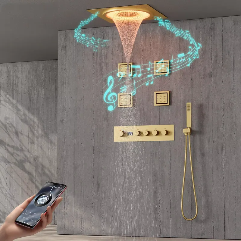 スマートLEDシャワーセット 浴室音楽内蔵レインフォールシス - Spa & Wellness Hotel Diamond Ustroń のレビューと価格